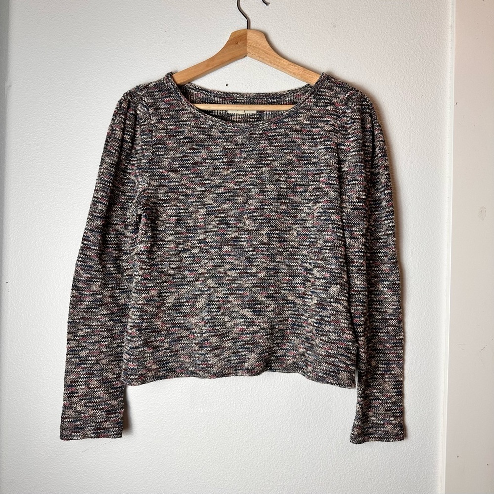 Madewell Multicolored Knit Sweater Top Sz S - Picture 2 of 9